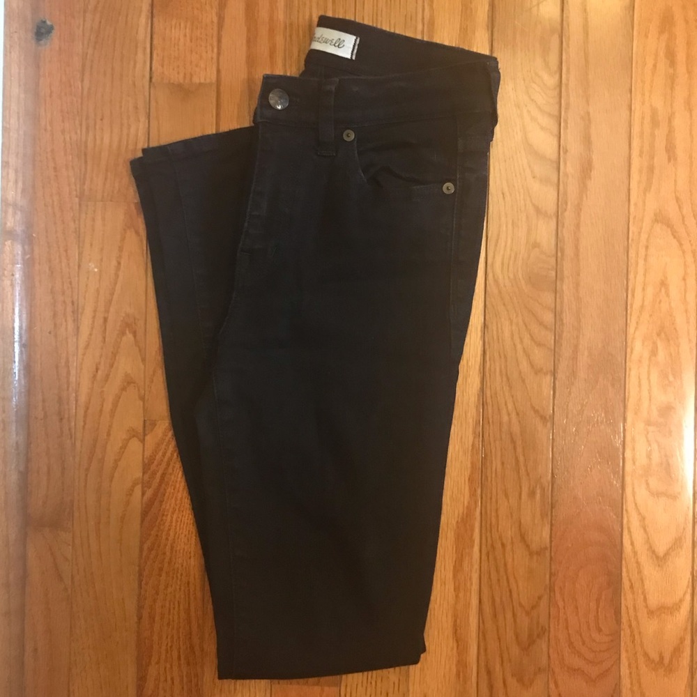 Madewell 9” skinny skinny jeans in black